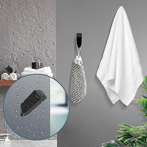 Sturdy Black Towel Robe Hooks