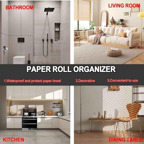Versatile Rustic Wall Toilet Paper Holder
