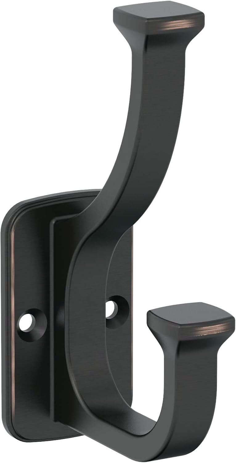 Stylish Decorative Wall Hook Amerock H37007ORB Oil Rubbed Bronze Bathroom Closet