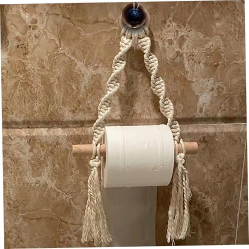 Stylish Paper Towel Holder - Boho Design for Bathroom or Kitchen