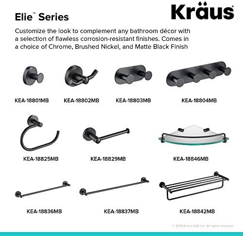 Sturdy Matte Black Bathroom Robe Towel Hook