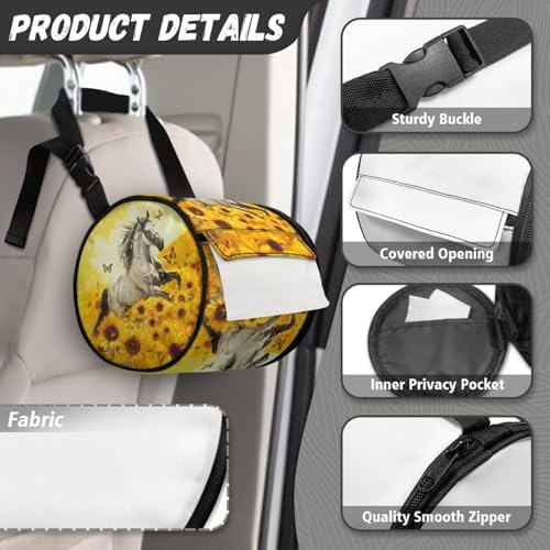 Horse Toilet Paper Hanger Butterfly Organizer by AQYAPTOIY
