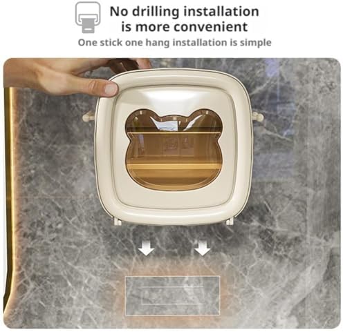 Space-Saving Toilet Paper Holder Durable Versatile for Wipes Tissues