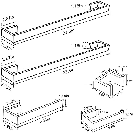 Fapully 5-Piece Bathroom Accessory Set