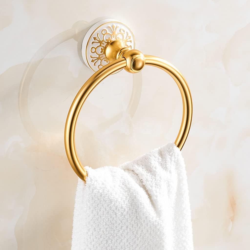 AnnBKA Towel Rack Set Stylish Space-Saving Bathroom Accessory for Functional Design