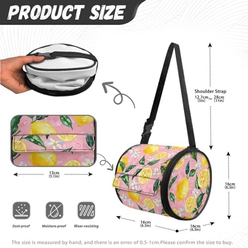 KUIFORTI Lemon Toilet Paper Protector - Portable Toilet Paper Holder for Cats Travel Camping