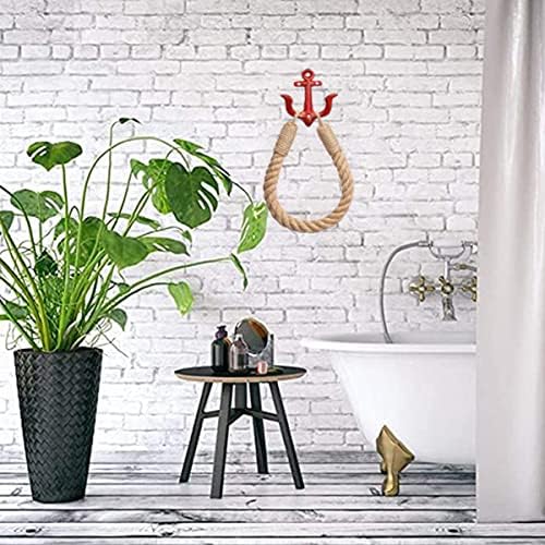 Rustic Nautical Wall-Mounted Toilet Paper Holder Bohemian Bathroom Decor