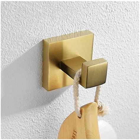 Elegant Space-Saving Gold Brushed Towel Rail