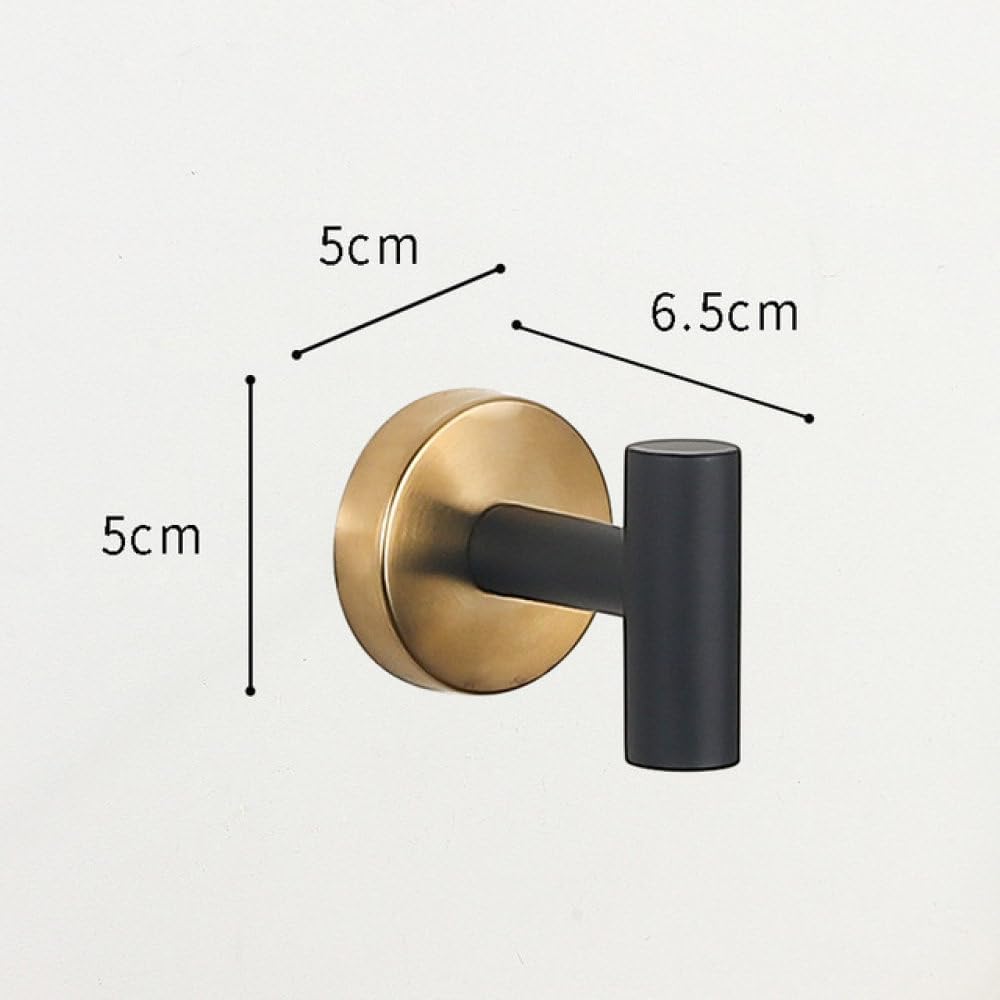 Stainless Steel Towel Bar Set - Compact Easy Install Multi-Purpose for Home Bathroom Use