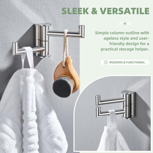 Angle Simple Swivel Robe Hook