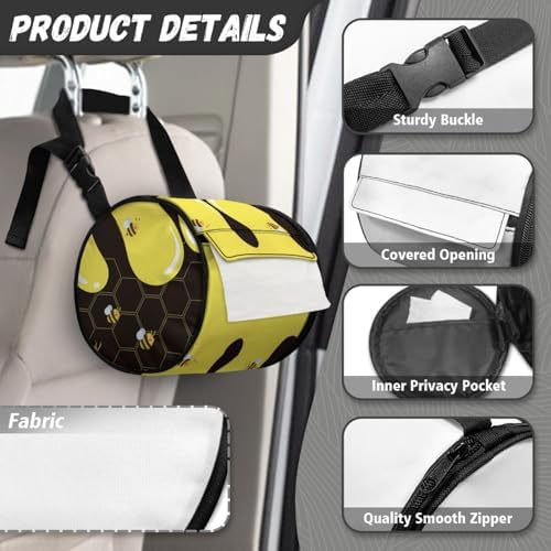 Get Safe Durable GLENLCWE Bee Honey Toilet Paper Holder for Your Home Gift