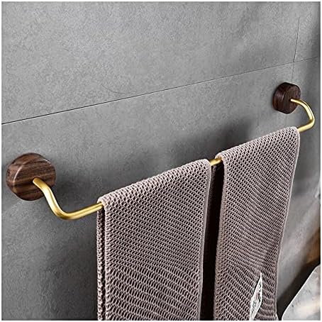 Elegant Solid-Wood Waterfall Towel Bar chic bathroom decor solution