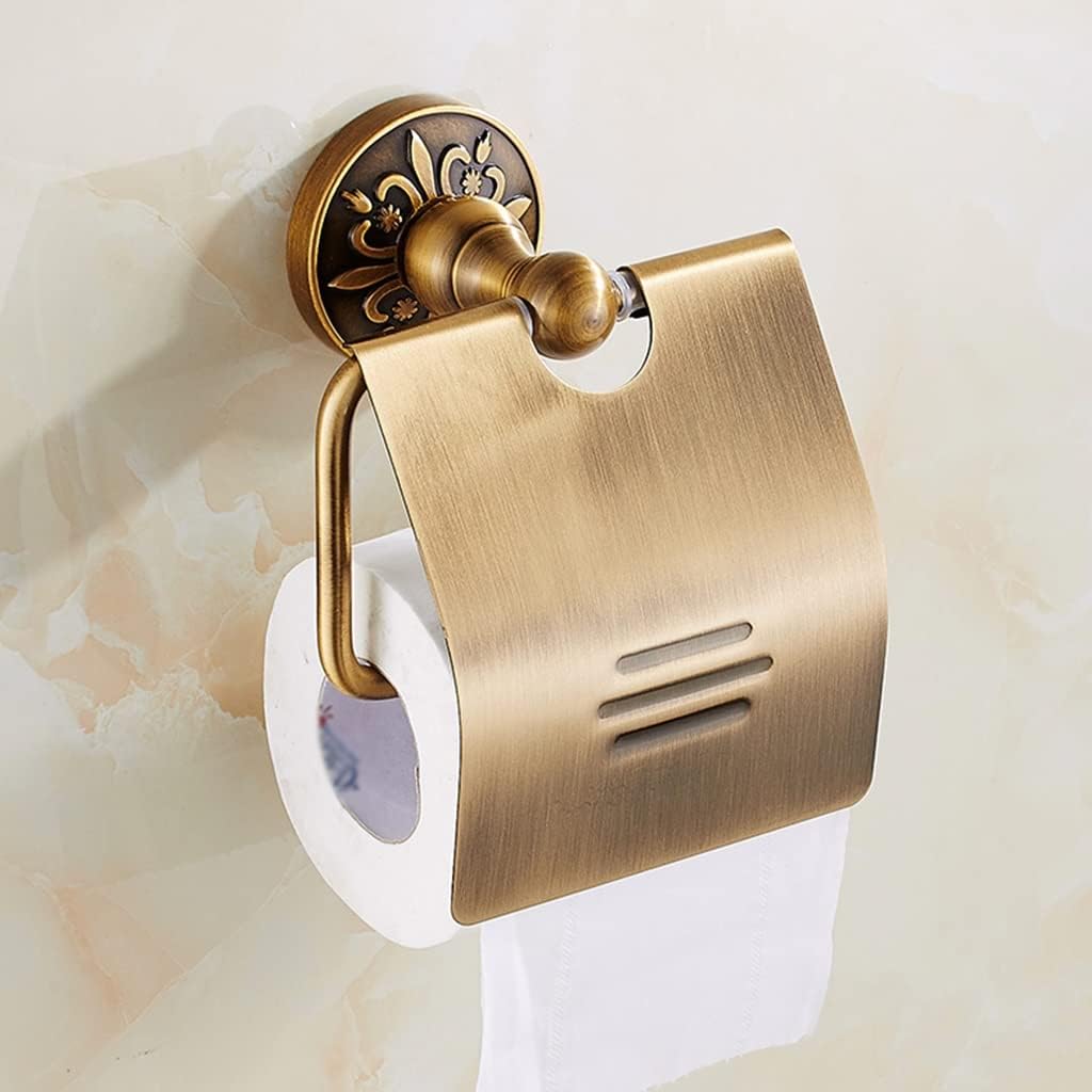 Elegant and Space-Saving Modern Bathroom Accessory Set with Aluminum Antique Towel Bar Rail