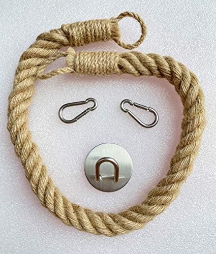 Nautical Rope Toilet Paper Holder Yellow