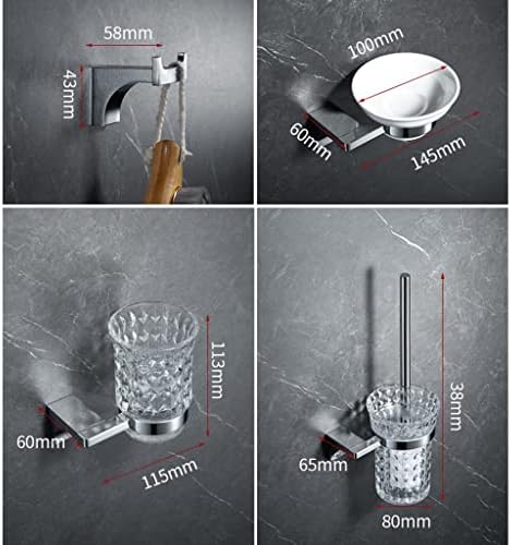 Perfect All-Inclusive Bathroom Accessory Set with Copper Details