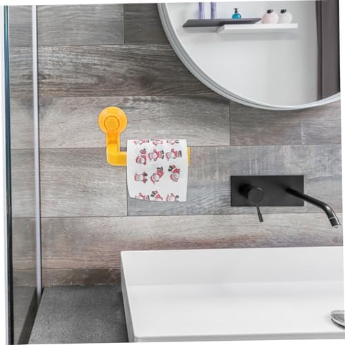 Strong suction toilet paper holder for kitchen bathroom Eco-friendly Durable