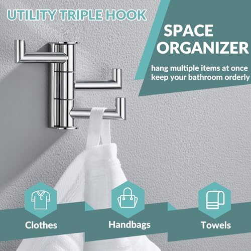 APLusee Swivel Towel Hook Trial Set