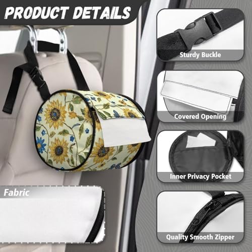 Chrysanthemum Camping Paper Towel Holder