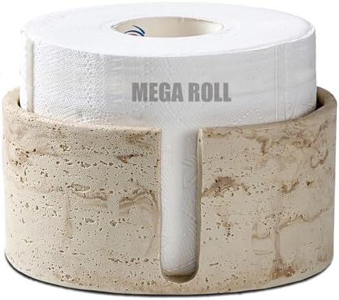 Stylish Mega Roll Toilet Paper Holder for Bathroom or RV Use