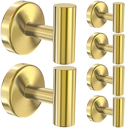 Durable Stainless Steel Towel Robe Hooks for Bathroom