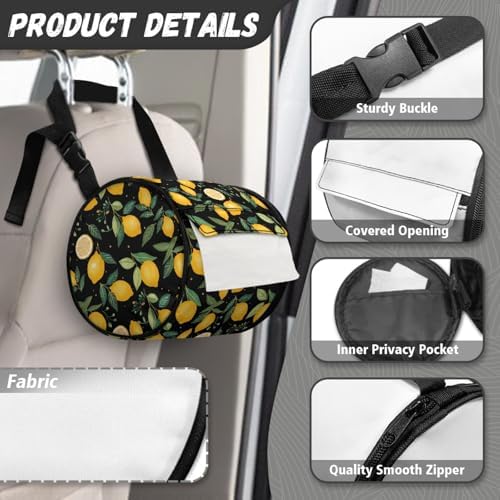 Lemon Hanging Toilet Paper Organizing Holder