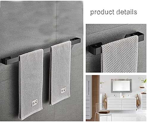 Sturdy Towel Bar for Bathroom orKitchen Matte Black