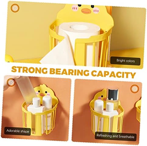 2-in-1 Space-Saving Tissue Toilet Paper Holder