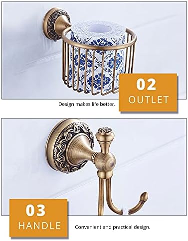 Design Your Dream Bathroom - All Copper Brushed Modern Towel Toilet Paper Holder Wall-Mounted
