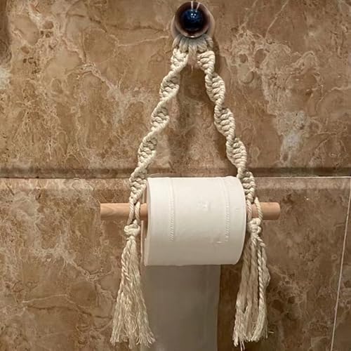 Boho Wall-Mounted Towel Holder
