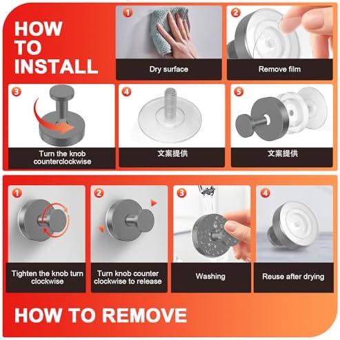 Sturdy Suction Cup Towel and Robe Hangers