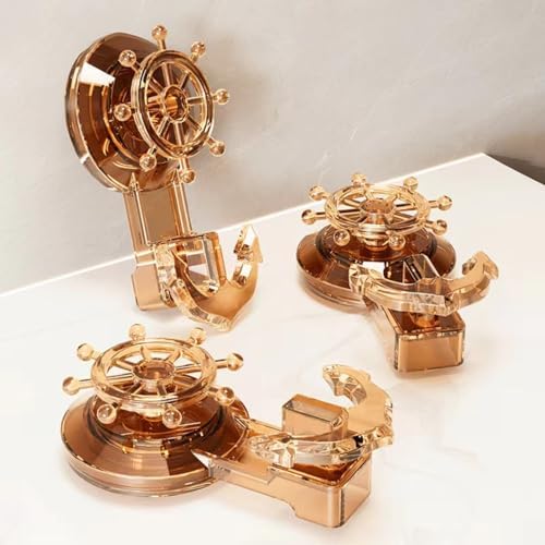 TittarniyaClear Acrylic Towel Glass Shelf Holder No Damage Wall-Mounted 3 Colors Brown