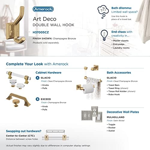 Stylish Double-Prong Wall Hook