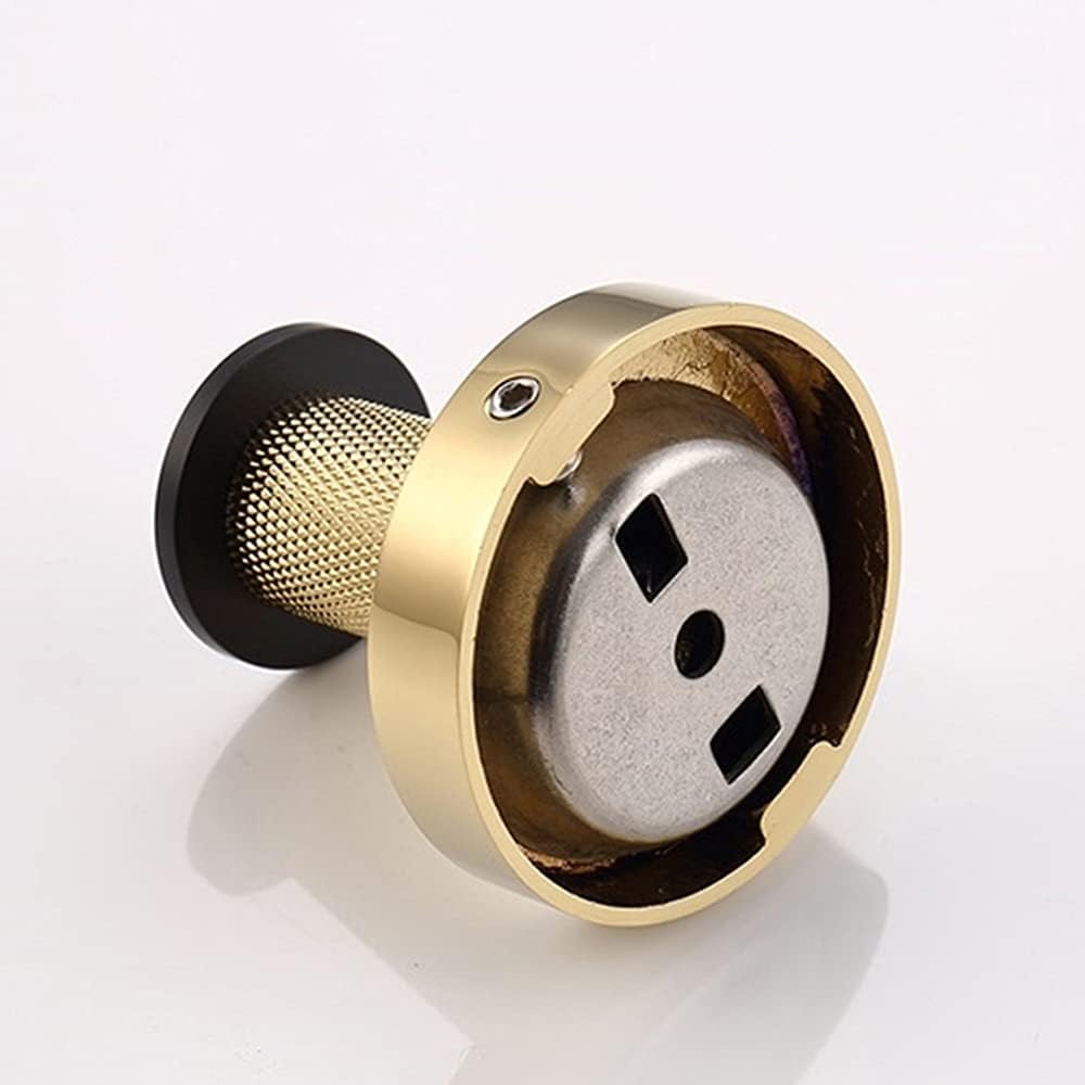 Bathroom Towel Holder Set with Gold Towel Rail Black Paper Holder for Home Use