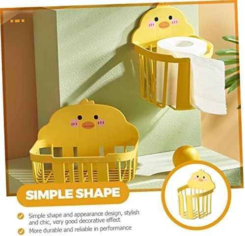 Wall-Mounted Toilet Paper Holder - Durable Space-Saving