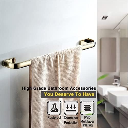 Bathroom Accessory Set Gold