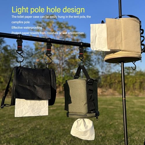 Sturdy Hygienic Portable Outdoor Toilet Paper Holder
