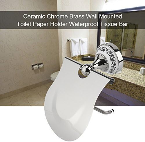 Wall-Mounted Toilet Roll Holder for Small Spaces