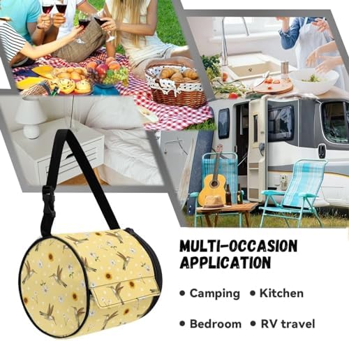 Vibrant Adjustable Hook - Hanging Toilet Paper Organizer for Outdoor Use Vintage Camouflage Design Reusable Durable