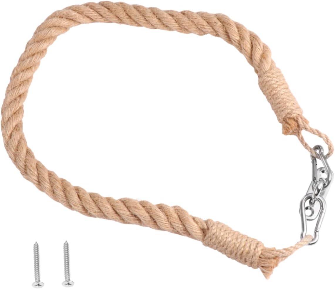 HoliBANNA Retro Toilet Paper Towel Holder with Nautical Rope Decor for Bathroom