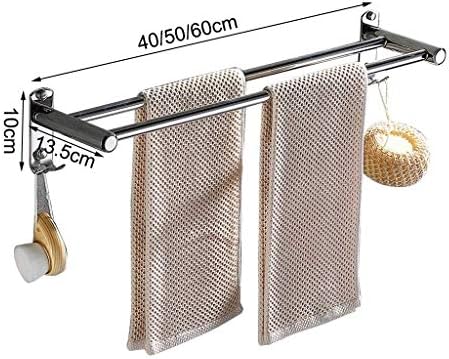 Wall-Mounted Rounded Towel Bar for Bathrooms Space-Saving 5Kg Capacity