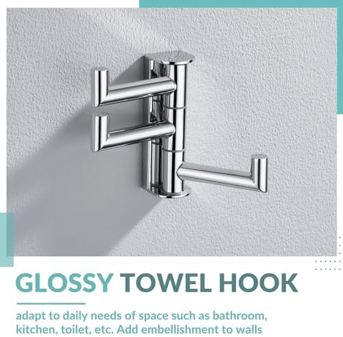 APLusee Swivel Towel Hook Trial Set