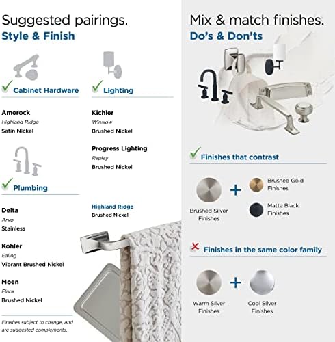 Versatile Single Robe Hook in Brushed Nickel - bathroom upgrade essentials