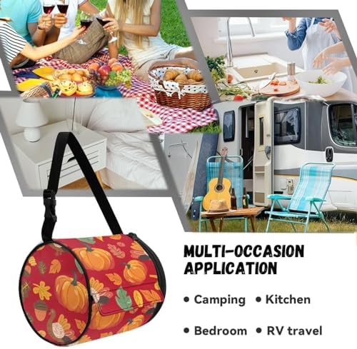 Pumpkin Paper Towel Holder - Storage Solution for Car Home and Camping