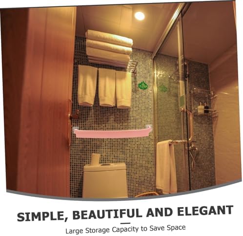 Beatifufu Plastic Towel Hooks - Space-Saving Towel Holder for Bathroom Walls