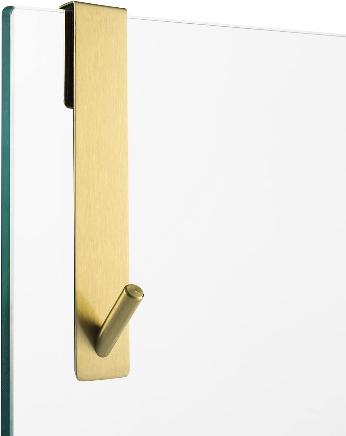 Simtive 3-Piece 7-inch Extendable shower door hooks Anti-Scratch No Drilling Durable 3-Pack for Frameless Glass Doors