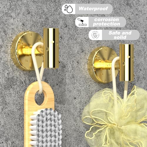 Durable Stainless Steel Towel Robe Hooks for Bathroom