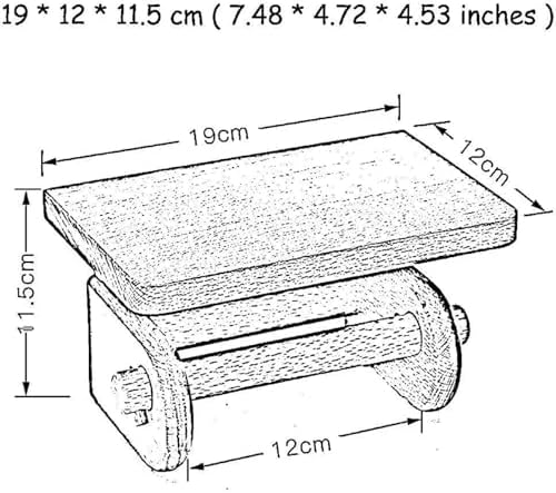 Wall-Mountedcompact Space-SavingYellow toilet paper holder with anti-shedding storage feature