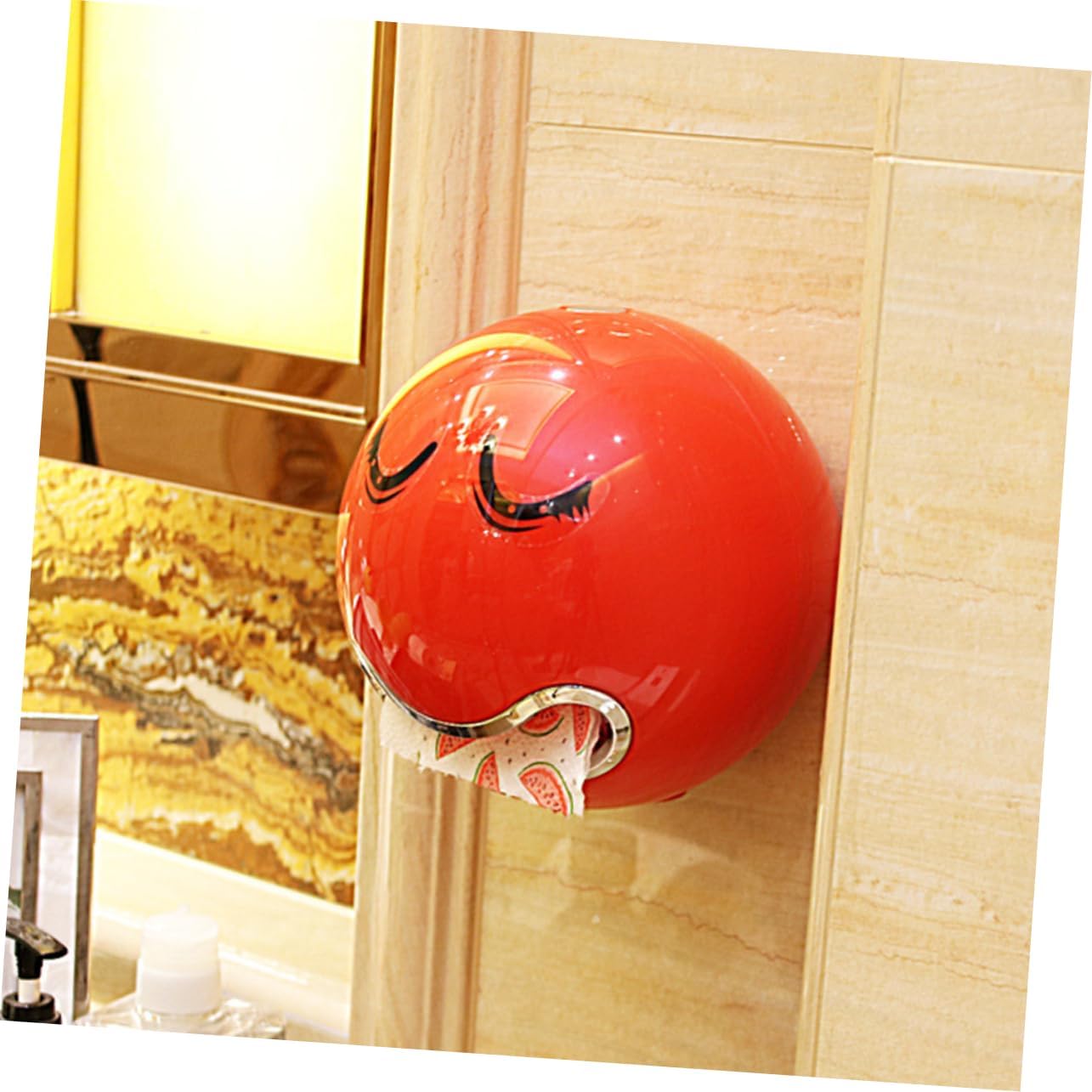 FELTECHELECTR - Toilet Paper Holder Funny Cartoon Design for Bathroom Easy Installation