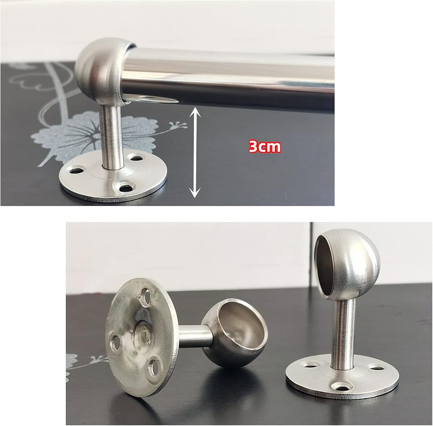 Stainless Steel Towel Rack - Perfect for Your Bathroom or Kitchen - Easy to Install and Durable