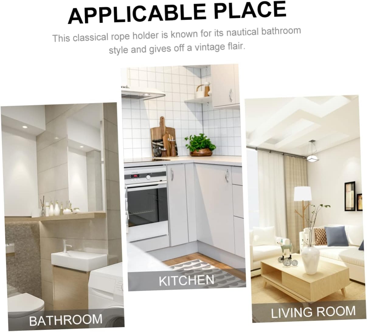 Elegant Handmade Retro Jute Rope Paper Holder for Bathroom Decor